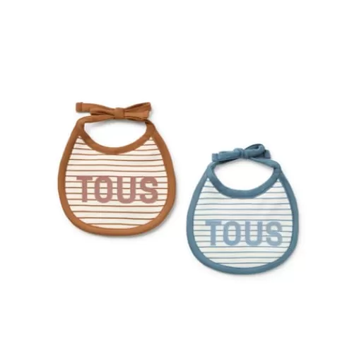 TOUS Baby bib set in Classic pink Shop