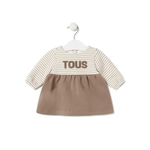 TOUS Baby girls dress in Classic beige Cheap