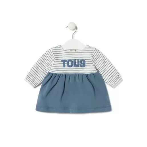 TOUS Baby girls dress in Classic blue Sale