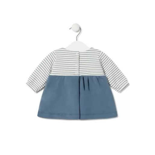 TOUS Baby girls dress in Classic blue Sale