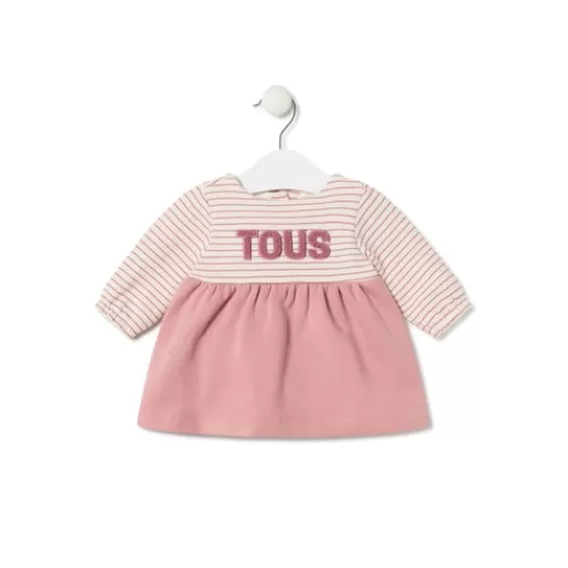 TOUS Baby girls dress in Classic pink Discount