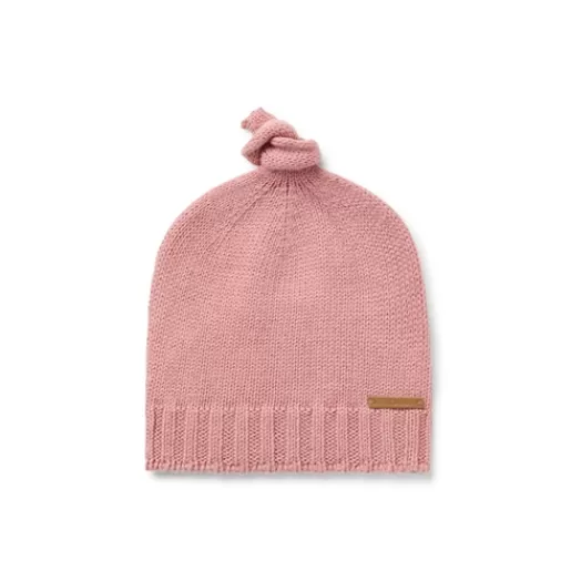 TOUS Baby hat with knot in Tricot pink New