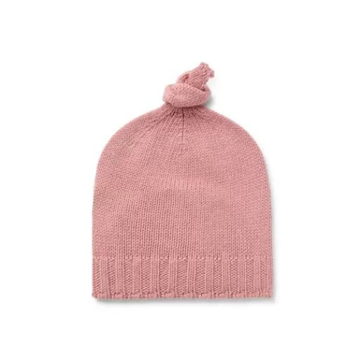 TOUS Baby hat with knot in Tricot pink New