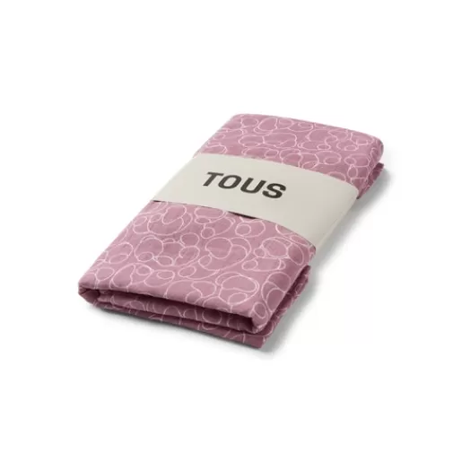 TOUS Baby muslin in Muse pink Hot