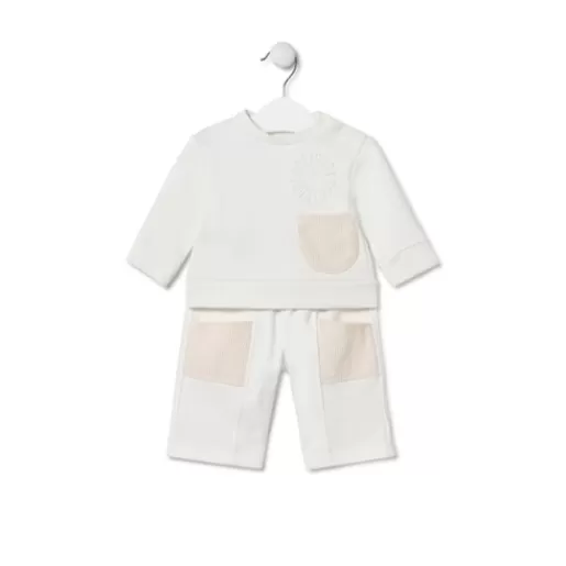 TOUS Baby outfit in Trend ecru Outlet