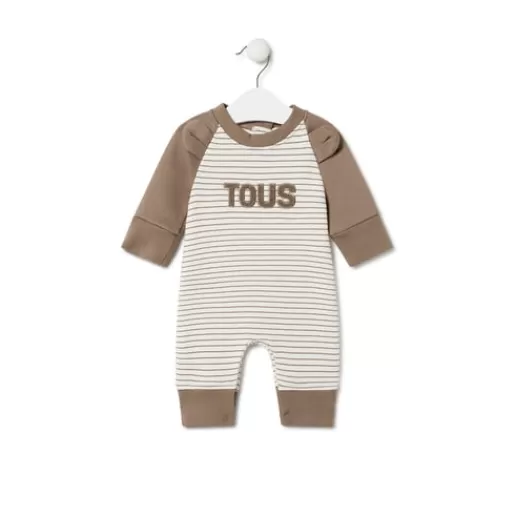 TOUS Baby playsuit in Classic beige Hot