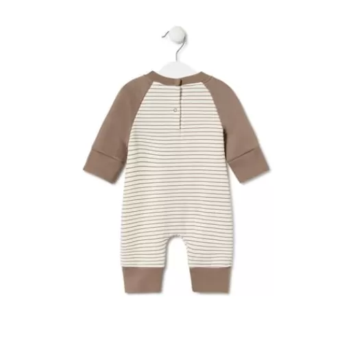 TOUS Baby playsuit in Classic beige Hot