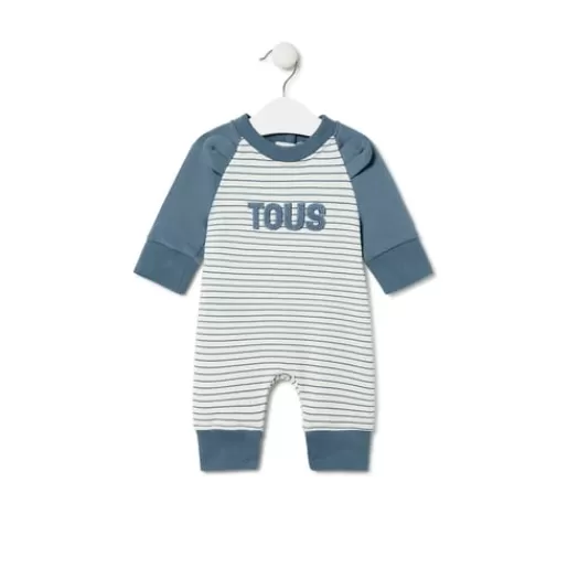 TOUS Baby playsuit in Classic blue New