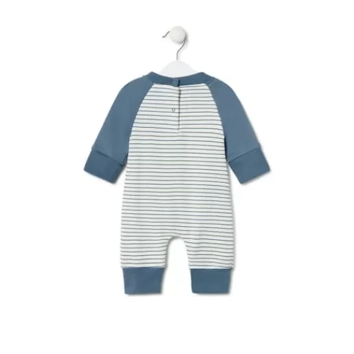 TOUS Baby playsuit in Classic blue New