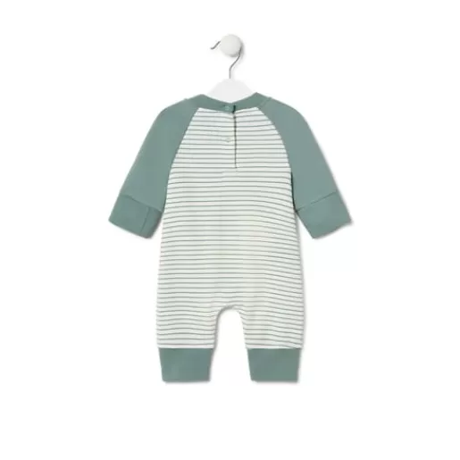 TOUS Baby playsuit in Classic green New