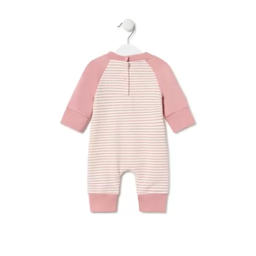 TOUS Baby playsuit in Classic pink Hot