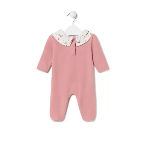 TOUS Baby playsuit in Geome pink Cheap