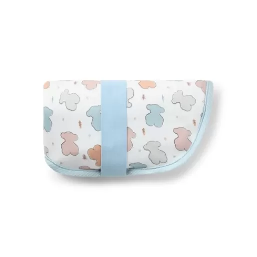 TOUS Bear-shaped travel changing mat in Colors blue Hot