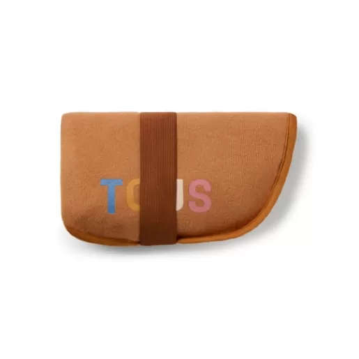 TOUS Bear-shaped travel changing mat in Geome beige Cheap