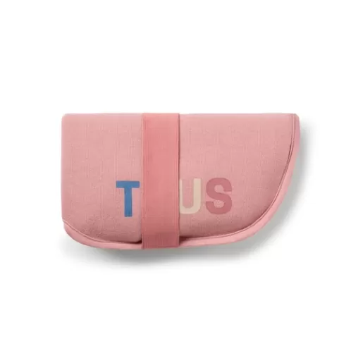 TOUS Bear-shaped travel changing mat in Geome pink Fashion