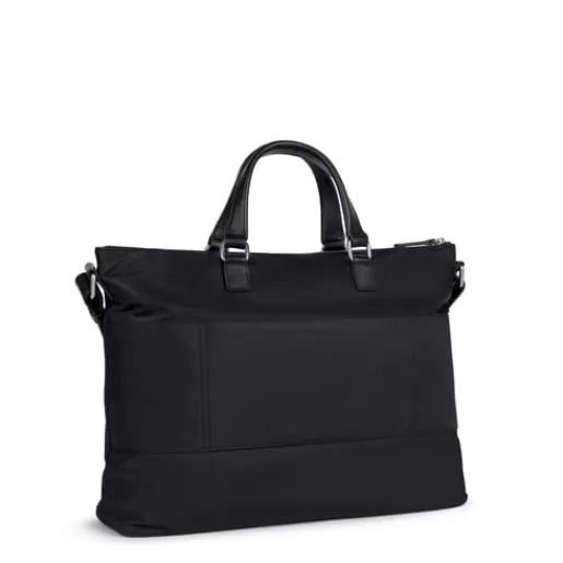 TOUS Black Nylon New Berlin Briefcase Online