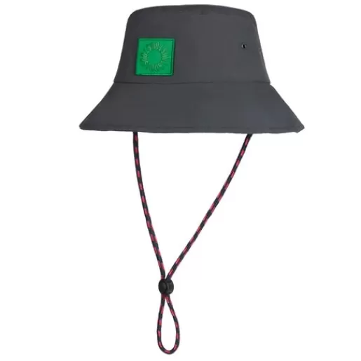 TOUS Ciemnoszara czapka Bucket Szary New