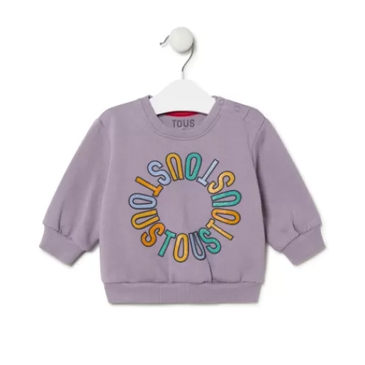 TOUS Circular logo sweatshirt in Casual lilac Discount