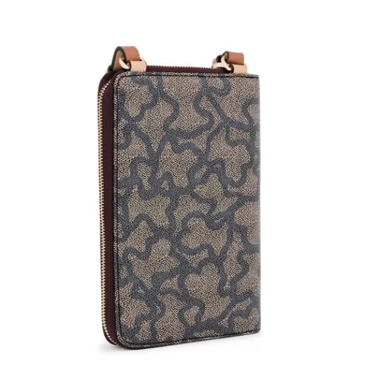 TOUS Czarne etui na telefon do zawieszenia z portfelem Kaos Icon Wiele Cheap