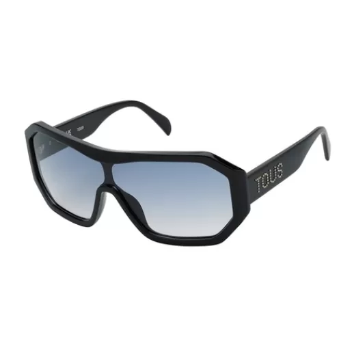 TOUS Czarne okulary przeciwsłoneczne Studs Mask Best Sale