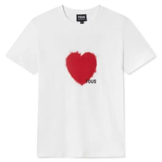 TOUS T-shirt z krótkimi rękawami Motifs Spray M Czerwony Outlet