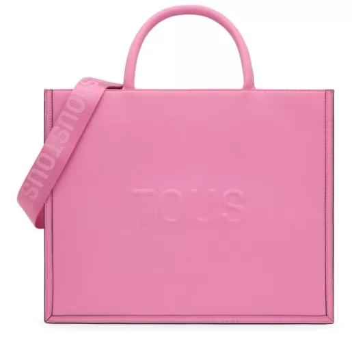 TOUS Duża ciemnoowa torba na zakupy Amaya Brenda Róż Shop