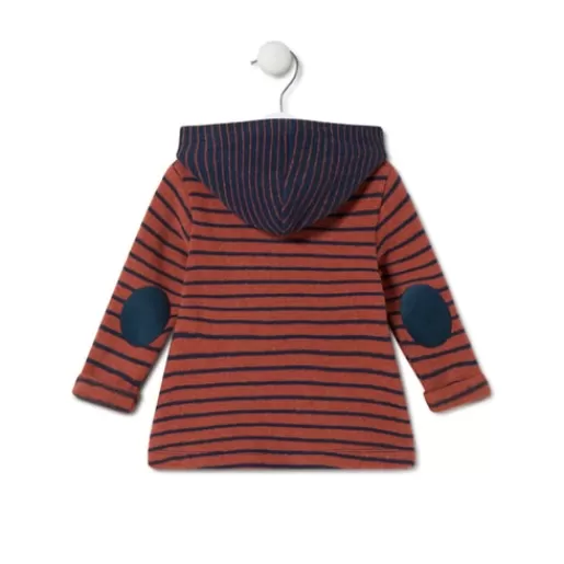 TOUS Girls dress with hood in Blue navy blue Discount