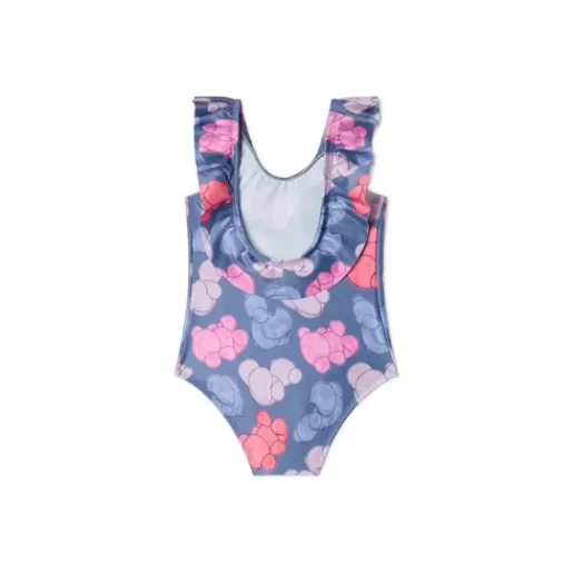 TOUS Girls one-piece swimsuit in Aqua navy blue Clearance