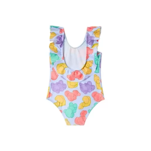 TOUS Girls one-piece swimsuit in Aqua sky blue Outlet