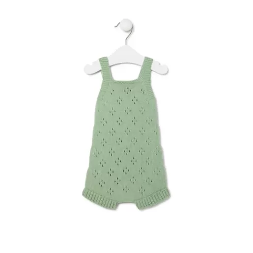 TOUS Knitted baby romper in Tricot mist Shop