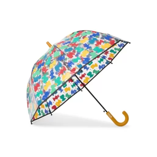 TOUS Medium-sized transparent umbrella with multicoloured bears Cheap