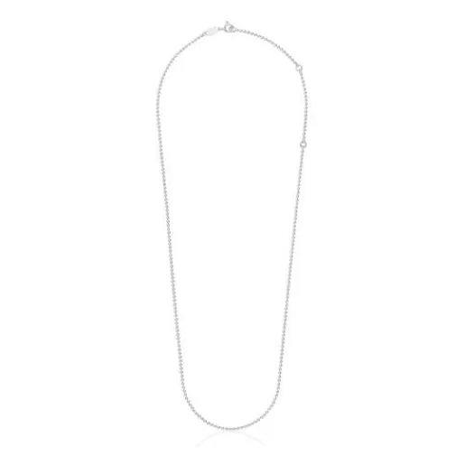 TOUS Naszyjnik choker ze srebra z kulkami, o długości 60 cm Basics Cheap