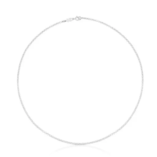 TOUS Naszyjnik choker ze srebra z kulkami, o długości 45 cm Chain Best