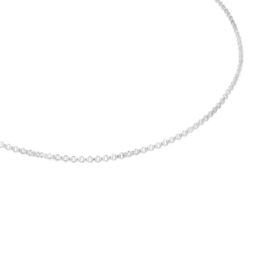 TOUS Naszyjnik choker ze srebra z kulkami, o długości 45 cm Chain Best