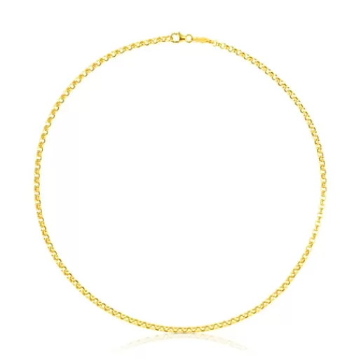 TOUS Naszyjnik choker ze złota, o długości 42 mm Chain Best Sale