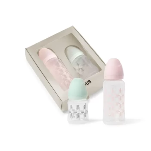 TOUS Pack of 2 baby bottles in Square pink Sale