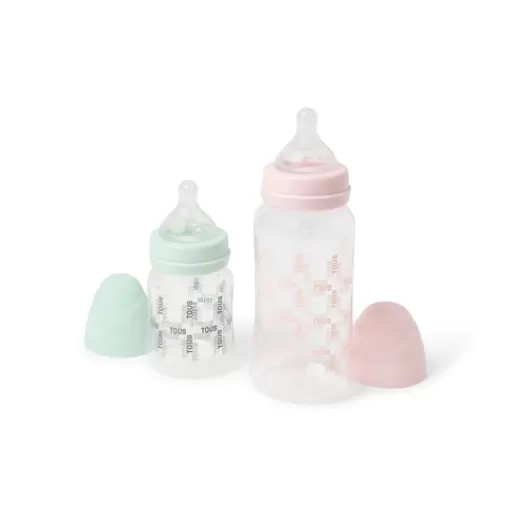 TOUS Pack of 2 baby bottles in Square pink Sale