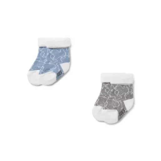 TOUS Pack of 2 pairs of baby socks in SSocks blue Best