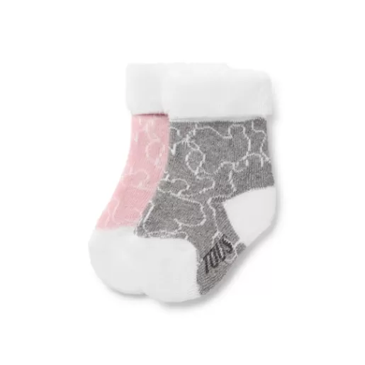 TOUS Pack of 2 pairs of baby socks in SSocks pink Discount