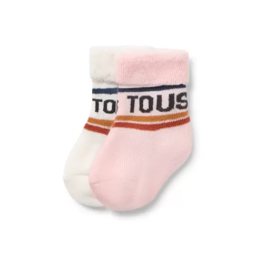 TOUS Pack of 2 pairs of baby socks in SSocks pink Best