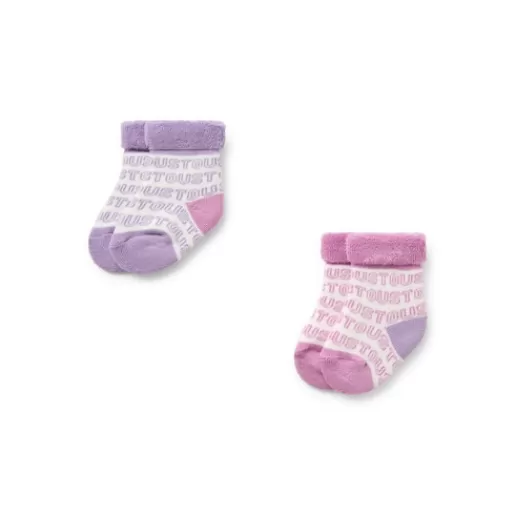 TOUS Pack of 2 pairs of baby socks in SSocks pink Flash Sale