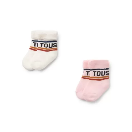 TOUS Pack of 2 pairs of baby socks in SSocks pink Best