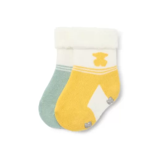 TOUS Pack of 2 pairs of baby socks in SSocks unique Cheap