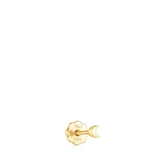 TOUS Piercing do uszu ze złota Piercing z motywem księżyca Złoto Flash Sale