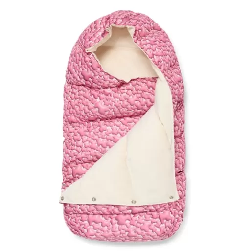 TOUS Pushchair footmuff in Tec Puff pink Flash Sale