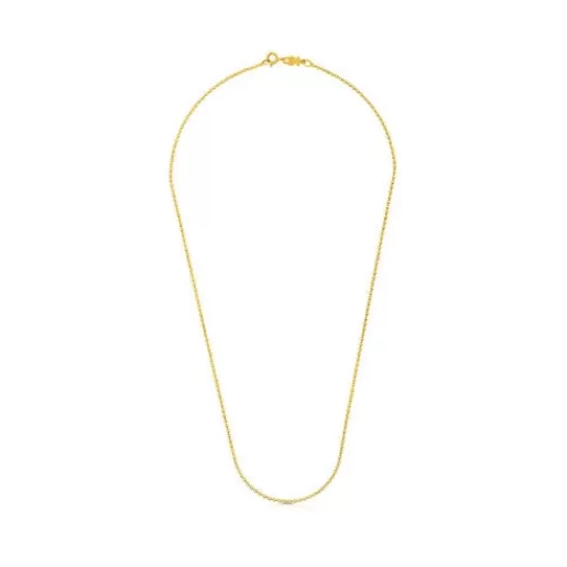 TOUS Średni łańcuszek ze srebra pokrytego 18-karatowym złotem, z kulkami o średnicy 1,8 mm, o długości 50 cm Chain SrebroVermeil Flash Sale