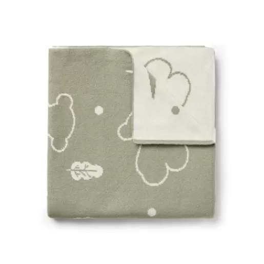 TOUS Reversible baby blanket in Nilo bears green Outlet