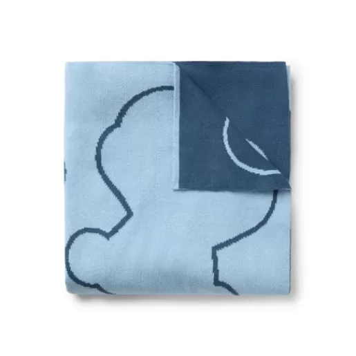 TOUS Reversible baby blanket in Nilo multi-motifs blue Flash Sale