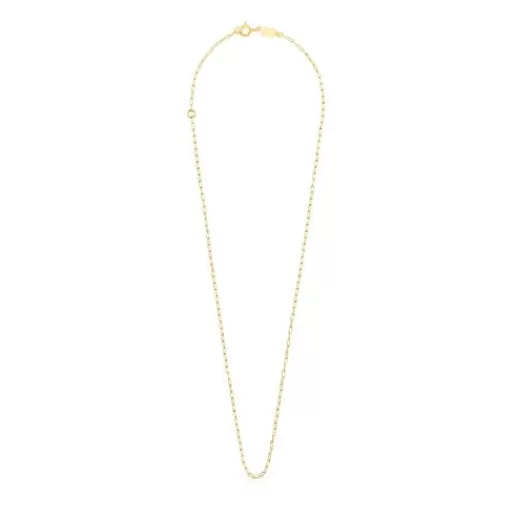 TOUS Silver vermeil Basics rectangular link Choker Best