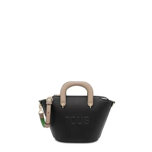 TOUS Small black Tote bag Helen Czerń Outlet